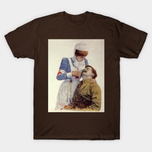 Vintage Science and Medicine, Nurse with a Soldier T-Shirt